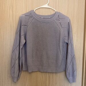 Elodie Lilac Crew Neck Sweater